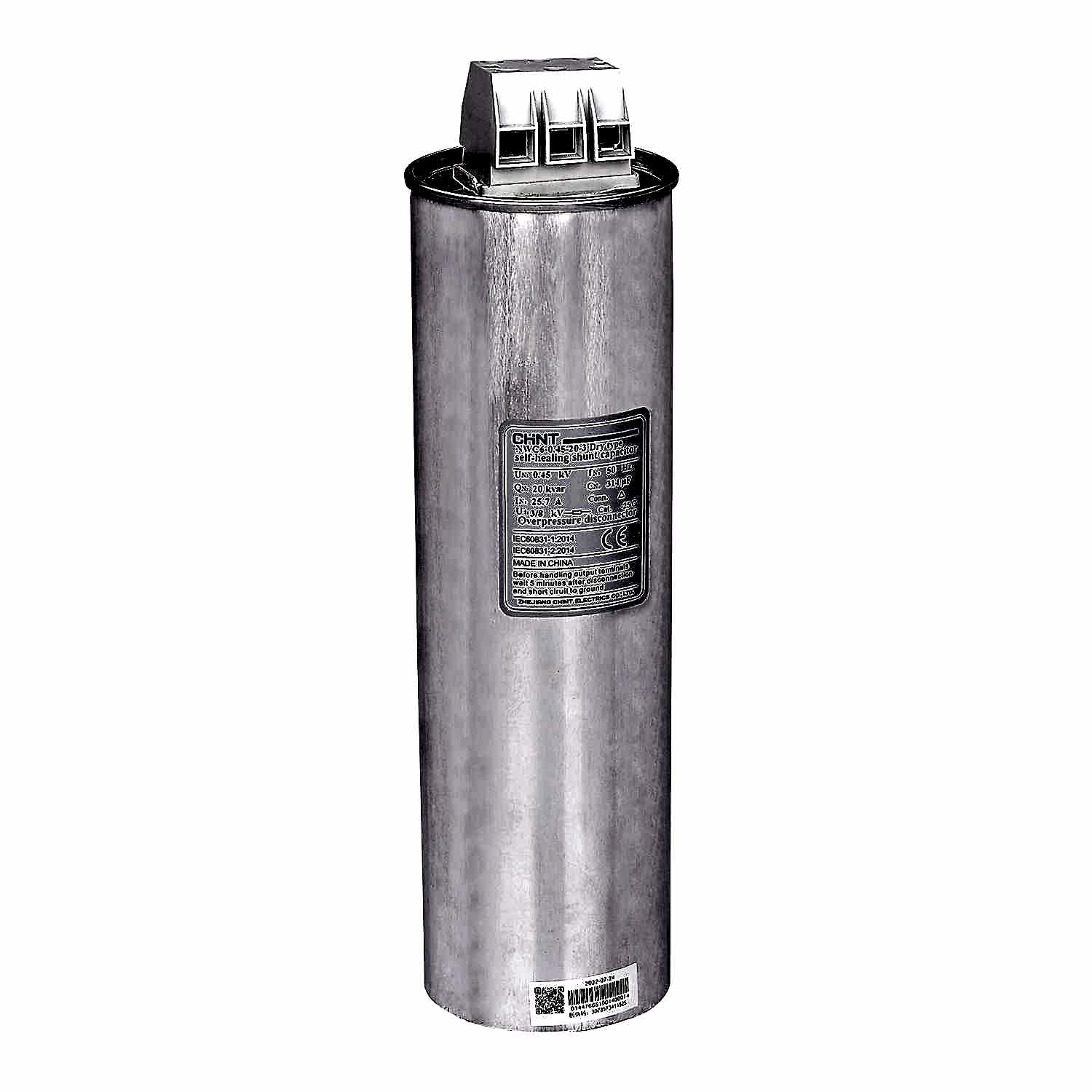 Изображение CHINT Трехфазный конденсатор NWC6-0.4-30-3,  АС400В, 30кВАр