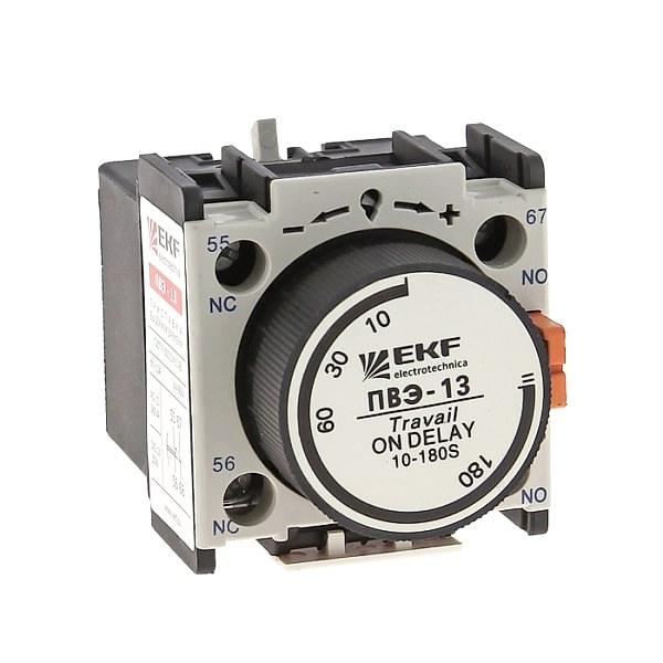 Изображение EKF PROxima Приставка выдержки времени отключения ПВЭ-22 0,1-30сек NO+NC