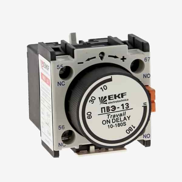 Изображение EKF PROxima Приставка выдержки времени включения ПВЭ-12 0,1-30сек NO+NC