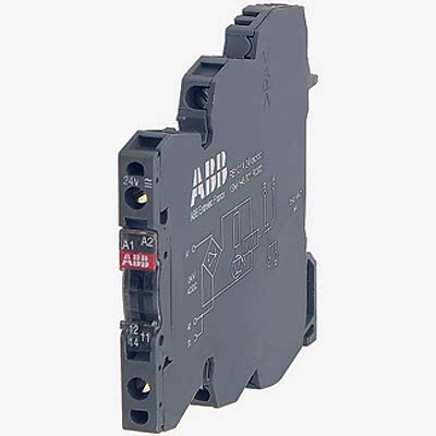 Изображение ABB Реле RBR121 , 1 переключающий контакт, 10мА-6А, катушка 5VDC, пруж.зажимы