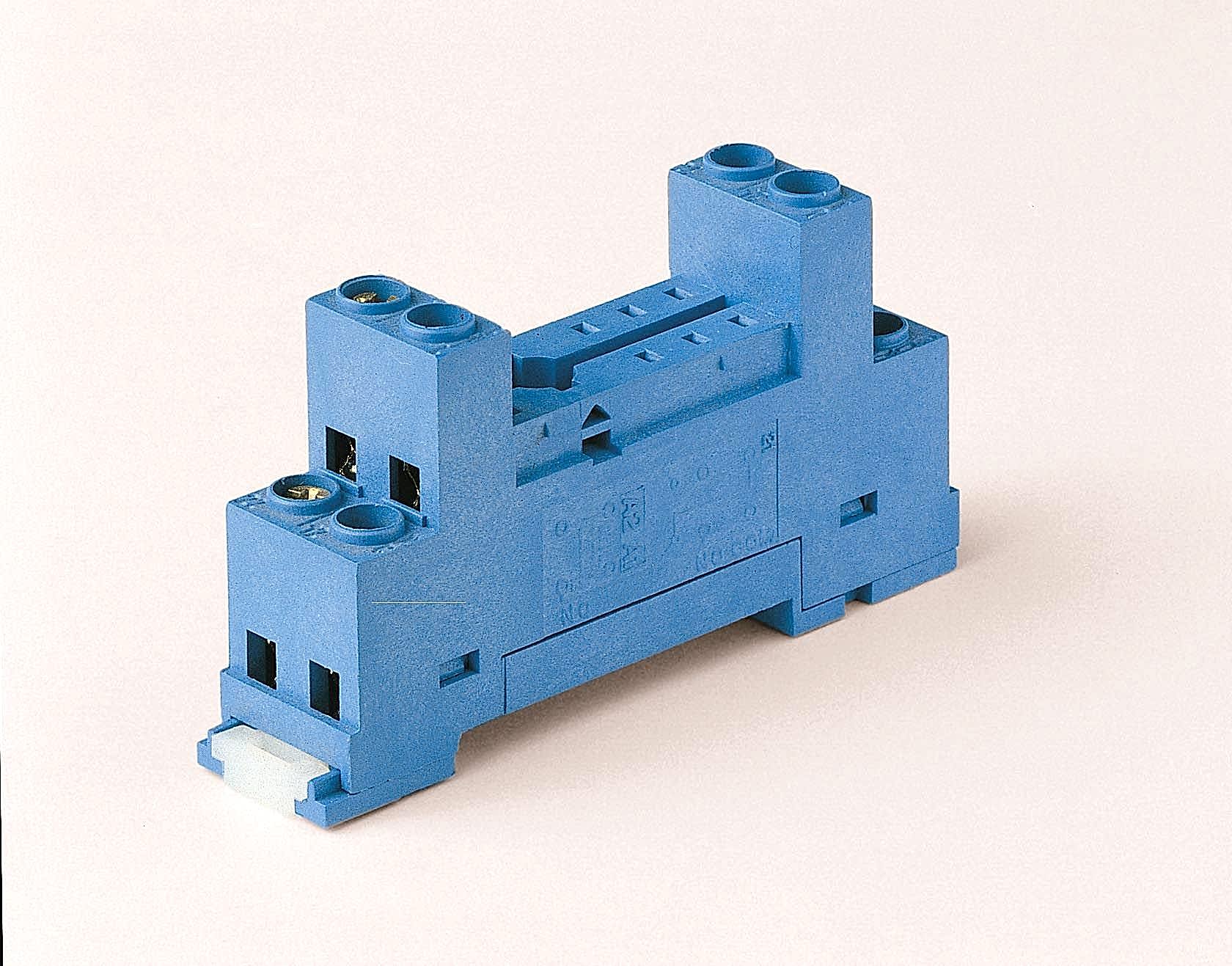 Изображение Finder Розетка с винтовыми клеммами (с зажимной клетью) для реле 40.51, 40.52, 40.61, 40.62; применяются модули 99.01; в комплекте металлическая клипс