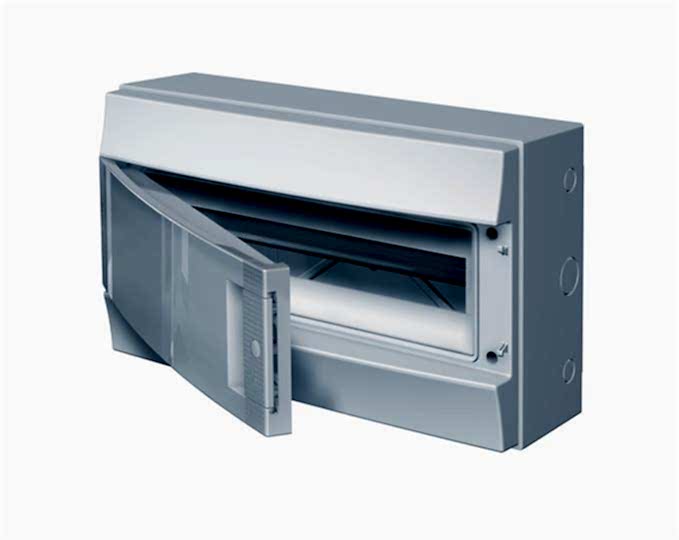 Изображение ABB Mistral65 бокс навесной 18М непрозрачная дверь (без клемм)