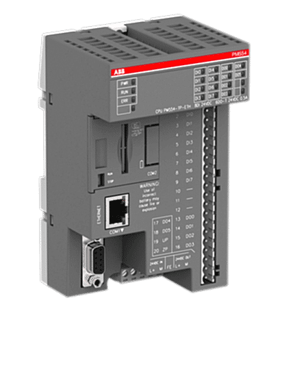 Изображение ABB Контроллер, AC500-eCo, 128 кБ, 8DI/6DO, =24В, PM554-TP-ETH