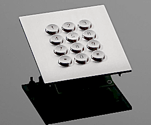 Изображение Клавиатура антивандальная 12T-ES19-HL2 T1  