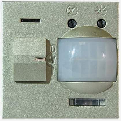 Изображение ABB NIE Zenit Шампань Датчик движения ИК (реле) 3-х пров.схема подключения 2 мод