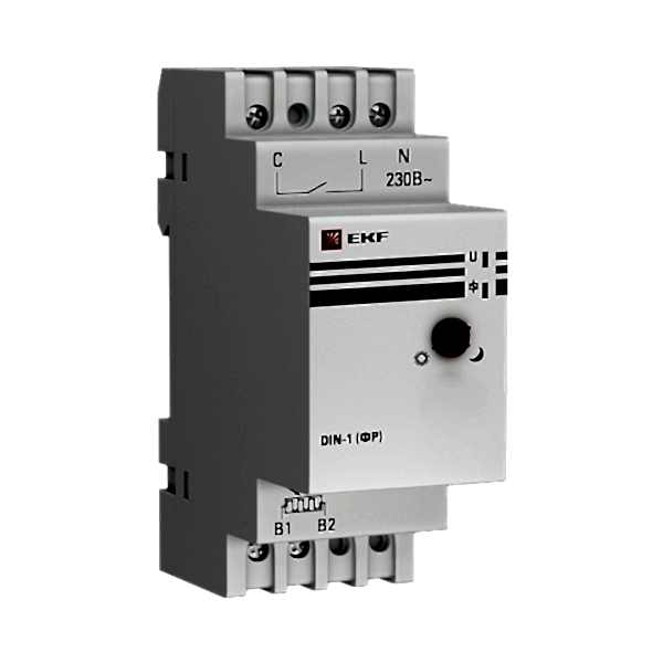 Изображение EKF PROxima Фотореле с выносным датчиком DIN-1 (ФР) 2-100Лк 25А 3000Вт