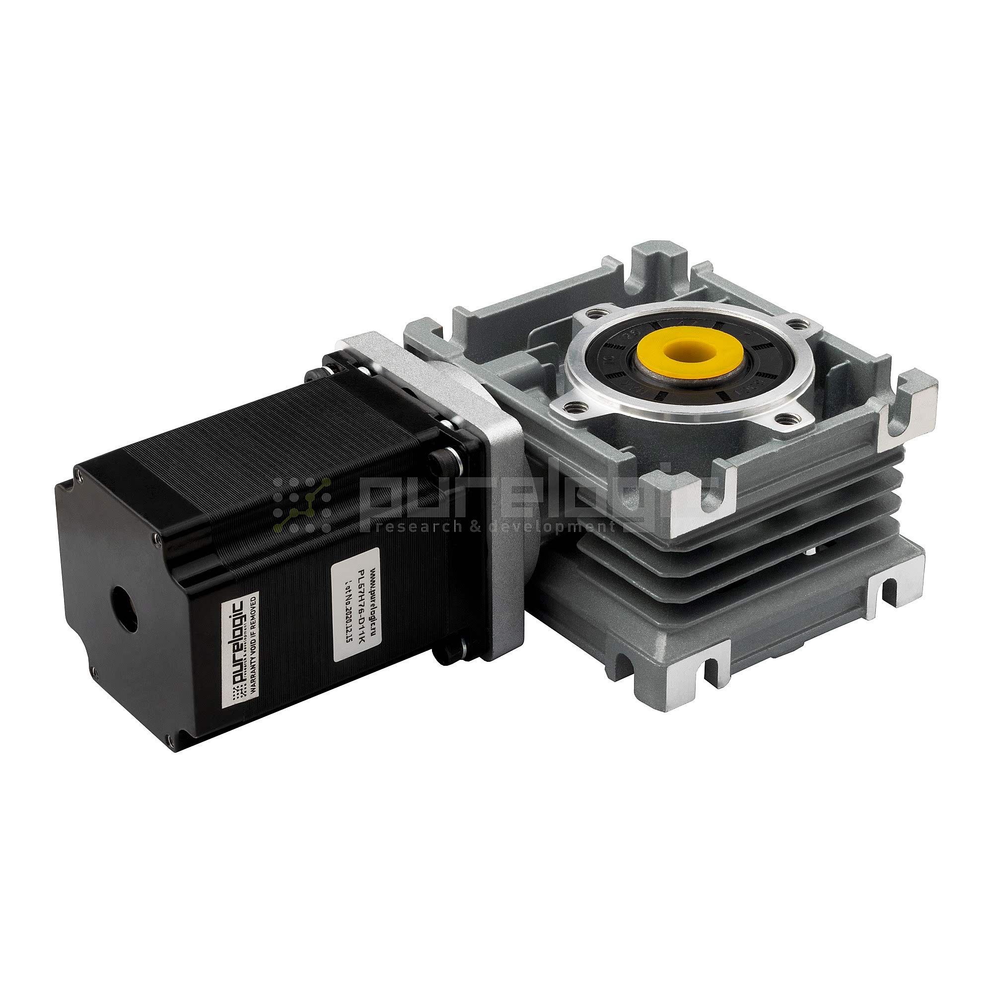 Изображение Двигатель шаговый с редуктором PL57H76-WG30-7.5