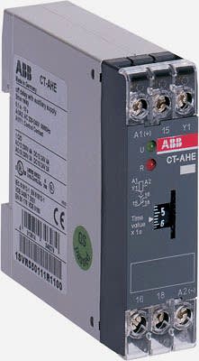 Изображение ABB Реле времени CT-AHE (задержка на отключ.) 110-130B AC (временной диапазон 0.1..10с.) 1ПК