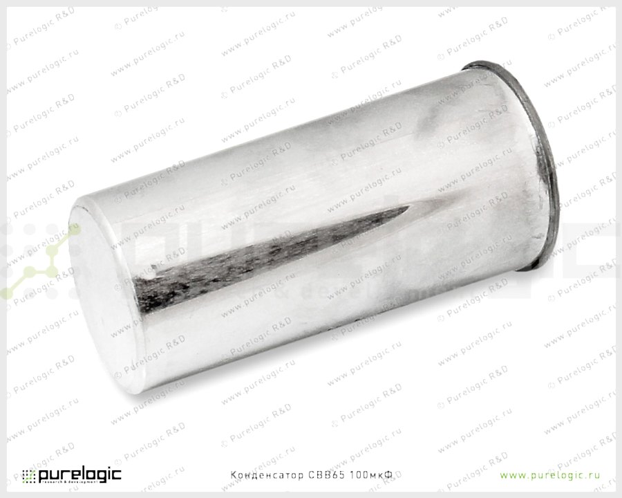 Изображение Конденсатор пусковой CBB65 100мкФ 450В