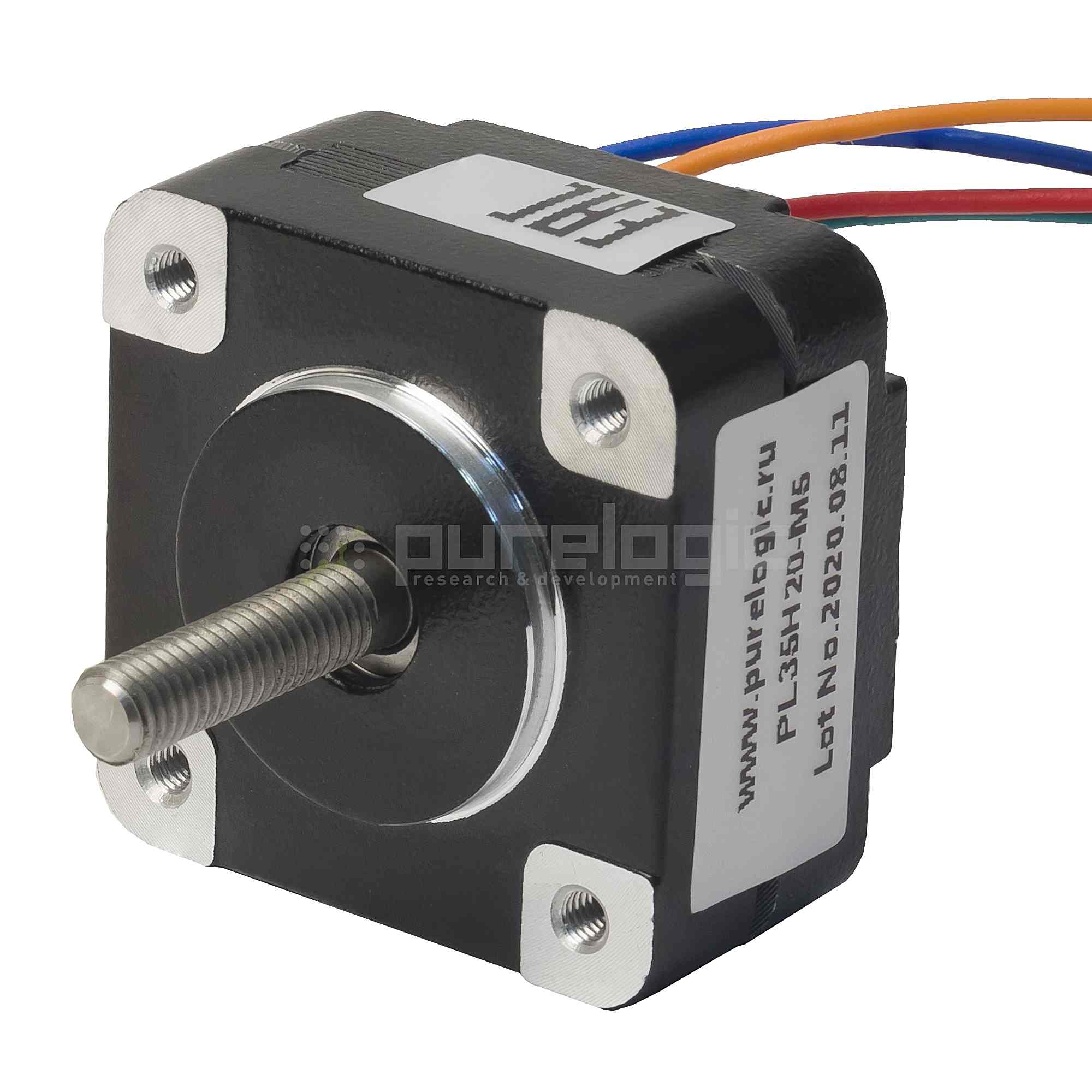 Изображение Двигатель шаговый PL35H20-M5