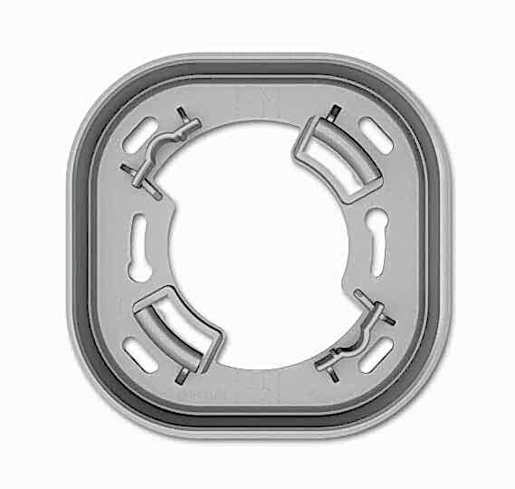 Изображение ABB 6131/39-183-500 Короб VDE для открытого монтажа датчика KNX/Sky, серебристый алюминий
