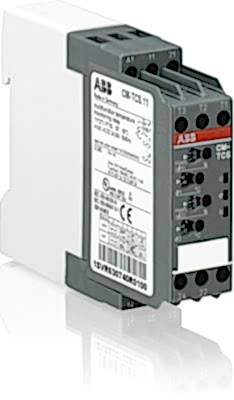 Изображение ABB CM-TCS.13S Реле контроля температуры, Uпит=24-240В AC/DC, 0...+200 С, винтовые клеммы