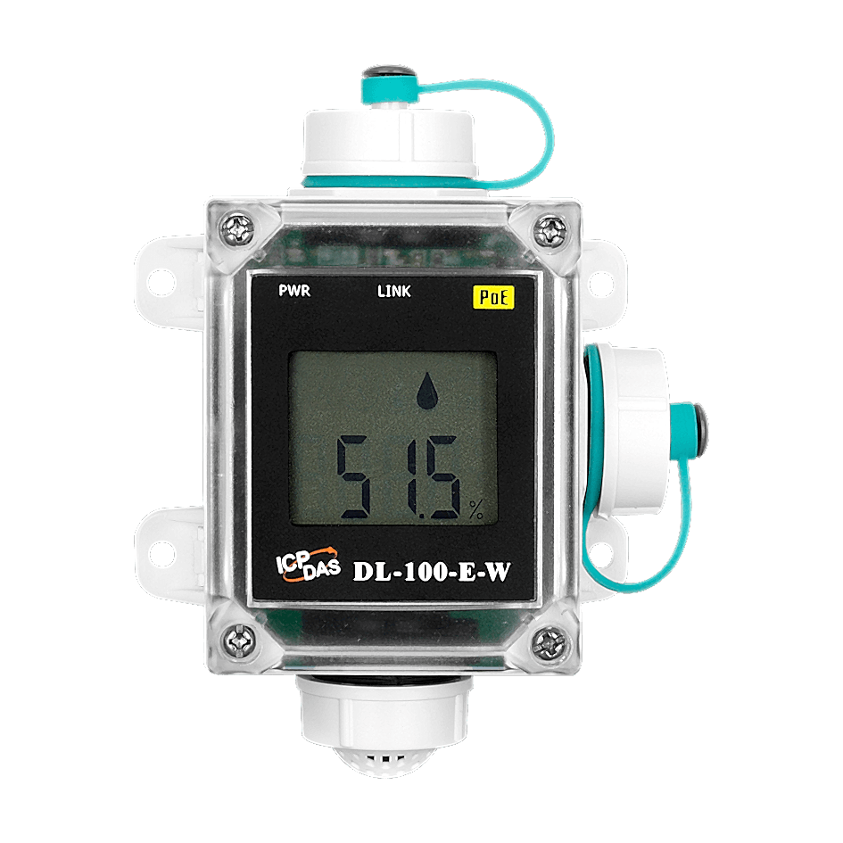 Изображение Датчик температуры и влажности окружающей среды с функией регистрации данных DL-100-E-W CR  