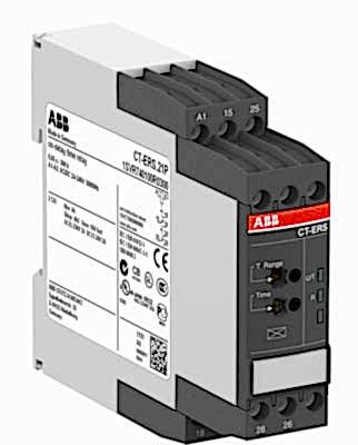 Изображение ABB Реле времени CT-APS.22S (задержка на отключение) 24-240B AC, 24-48B DC, 0,05..300ч, 2ПК, винт.клеммы