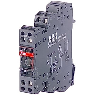 Изображение ABB Реле RBR122A , 2 переключающих контакта, 1мА-8А, катушка 48-60VAC /DC, пруж.зажимы