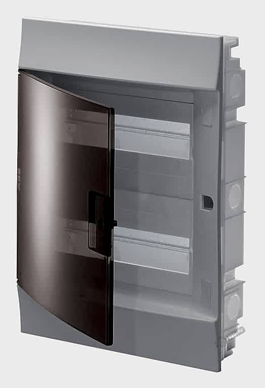 Изображение ABB Mistral41 Бокс в нишу 24М прозрачная дверь (c клемм)