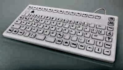 Изображение Клавиатура пылевлагозащищённая TKG-086-IP68-WHITE-USB-US/CYR (KG25202)  