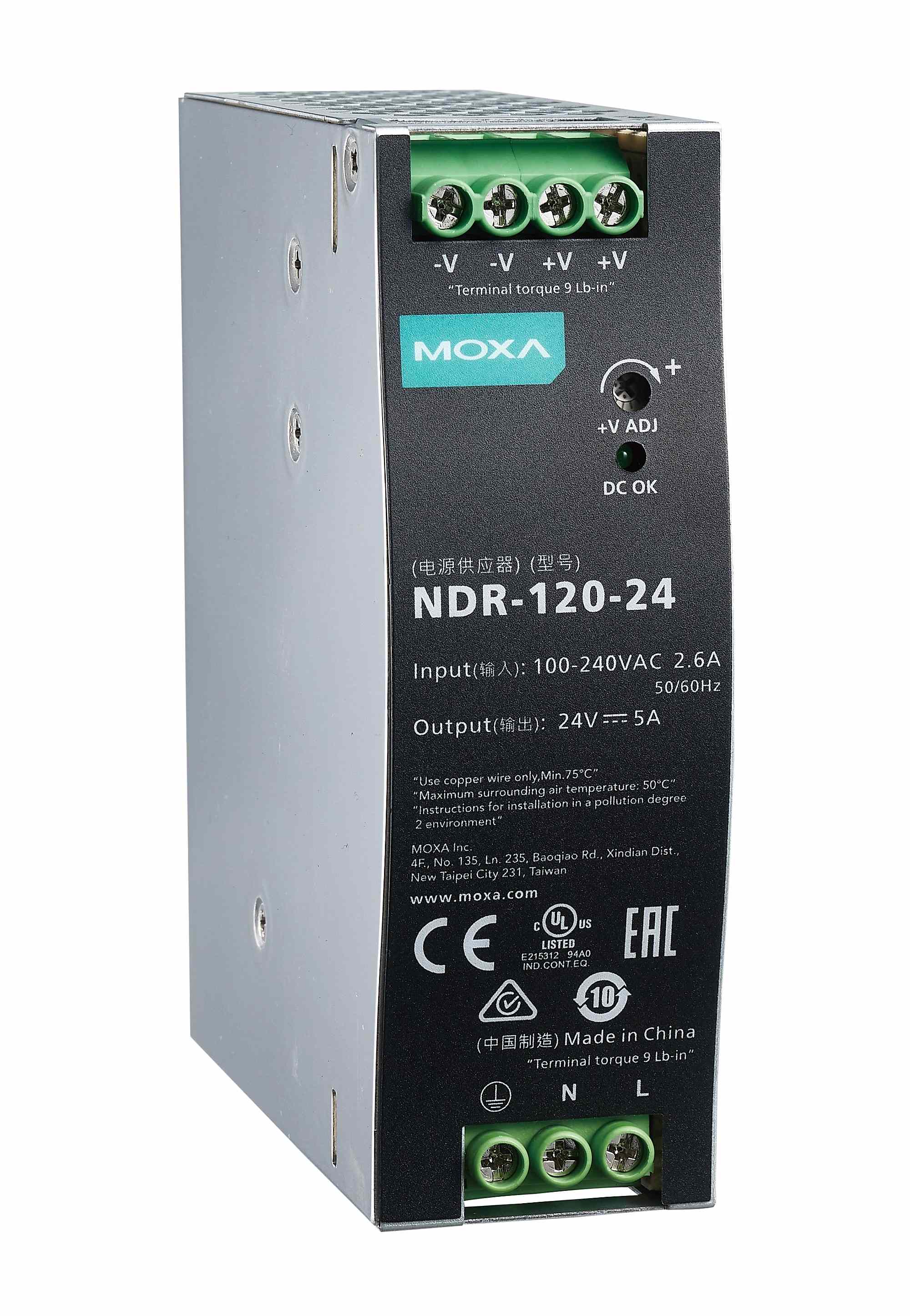 Изображение Блок питания  NDR-120-24  
