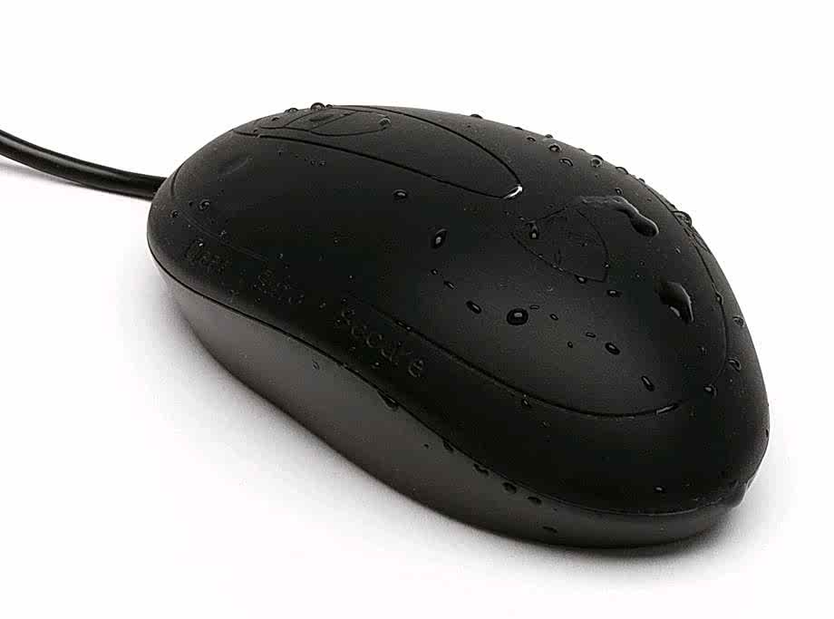 Изображение Мышь промышленная оптическая TKH-MOUSE-IP68-SCROLL-BLACK-USB (KH16004)  
