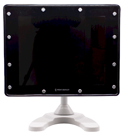 Изображение Казахстанский промышленный монитор  GLA-19-F-R20  с сквозными крепежными отверстиями  