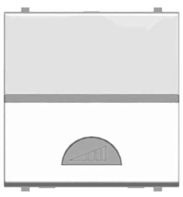 Изображение ABB NIE Zenit Серебро Светорегулятор нажимной 60-500W универсальный, 2 мод