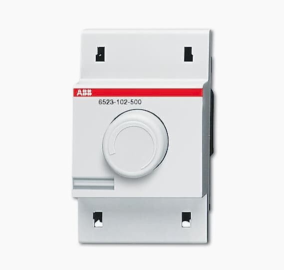 Изображение ABB Механизм светорегулятора LED, поворотный, 2-100 Вт, для установки на DIN-рейку