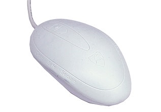 Изображение Мышь промышленная оптическая TKH-MOUSE-IP68-SCROLL-WHITE-USB (KH19227)  