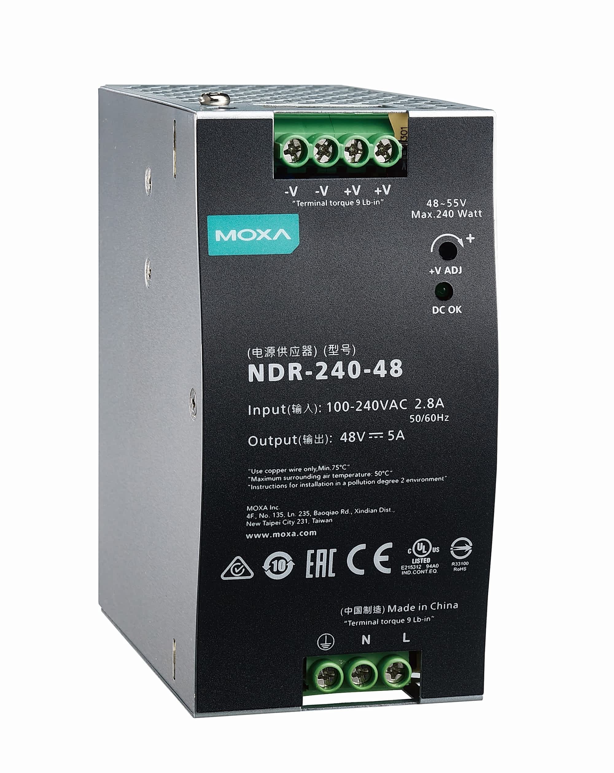 Изображение Блок питания NDR-240-48  